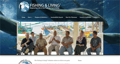 Desktop Screenshot of fishing-living.org